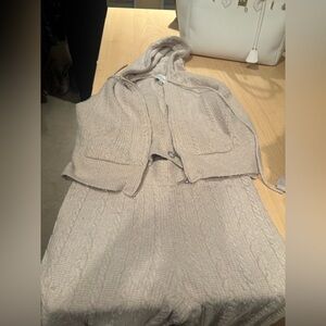 Cozy Beige Cable Knit Sweater